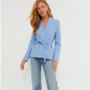 Tuckernuck Cornflower Blue Gracie Wrap Blazer